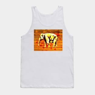 Elephant in Gold Tank Top